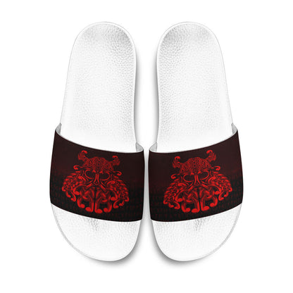 Slide Sandals Vikings Odin Valhalla Red Version Slide Sandals