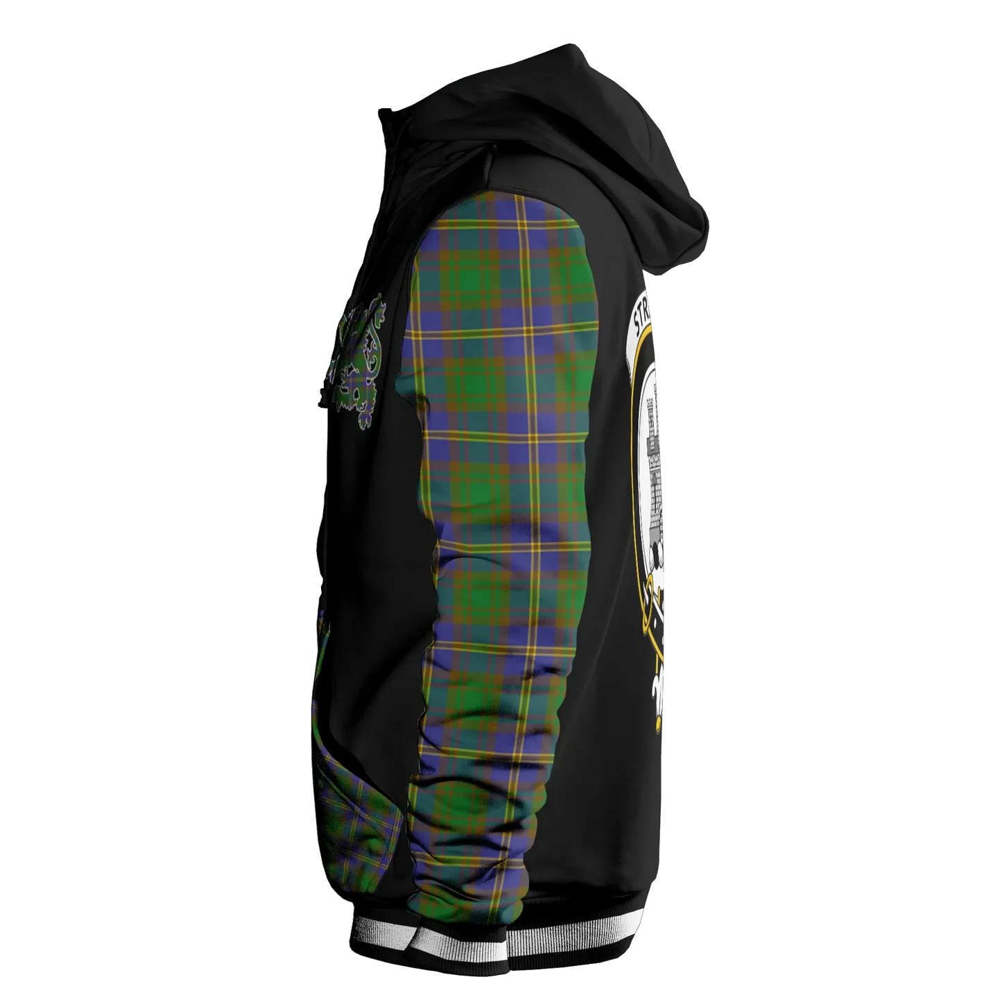 Printivon Strange Or Strang Tartan All Over Print Hoodie