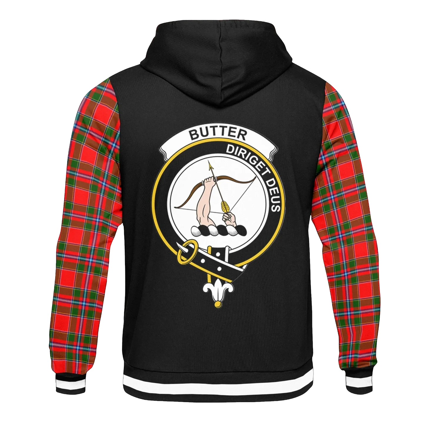 Printivon Butter Tartan All Over Print Hoodie