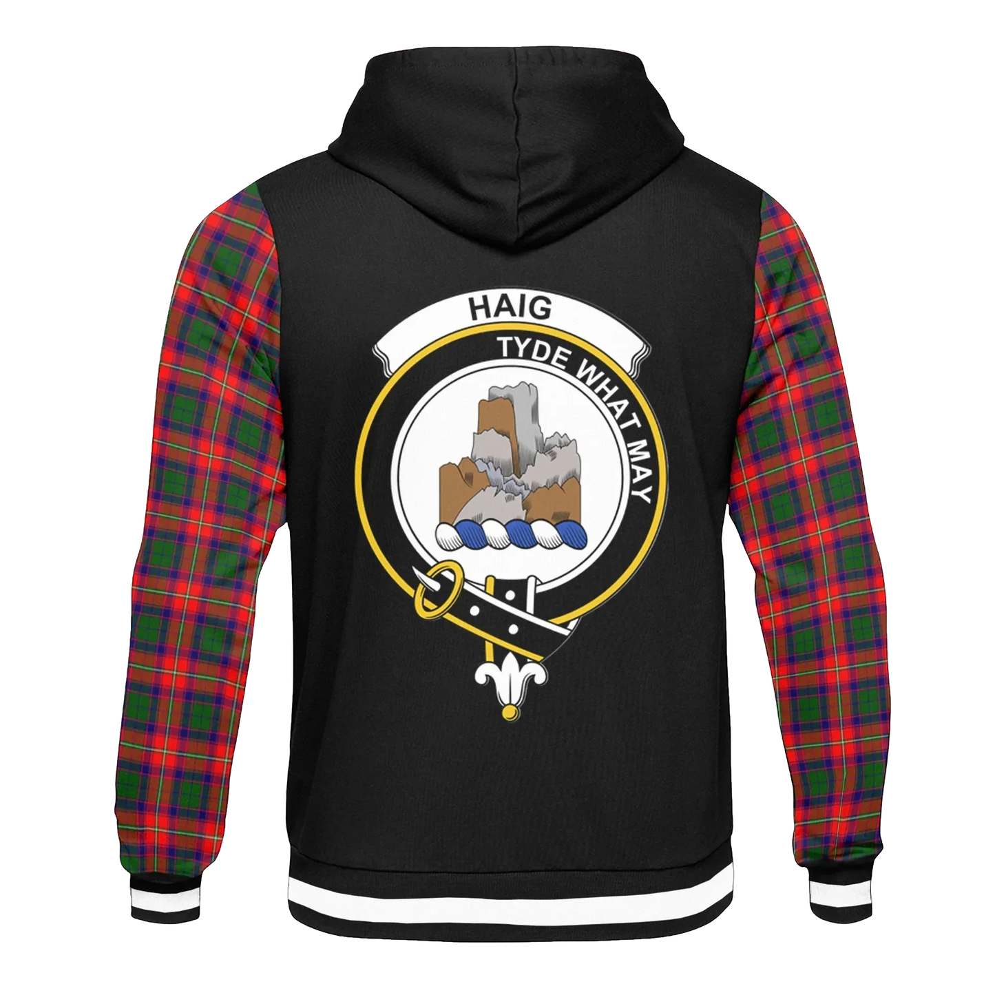 Printivon Haig Tartan All Over Print Hoodie
