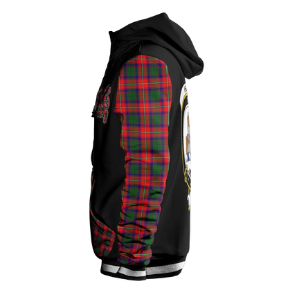 Printivon Haig Tartan All Over Print Hoodie
