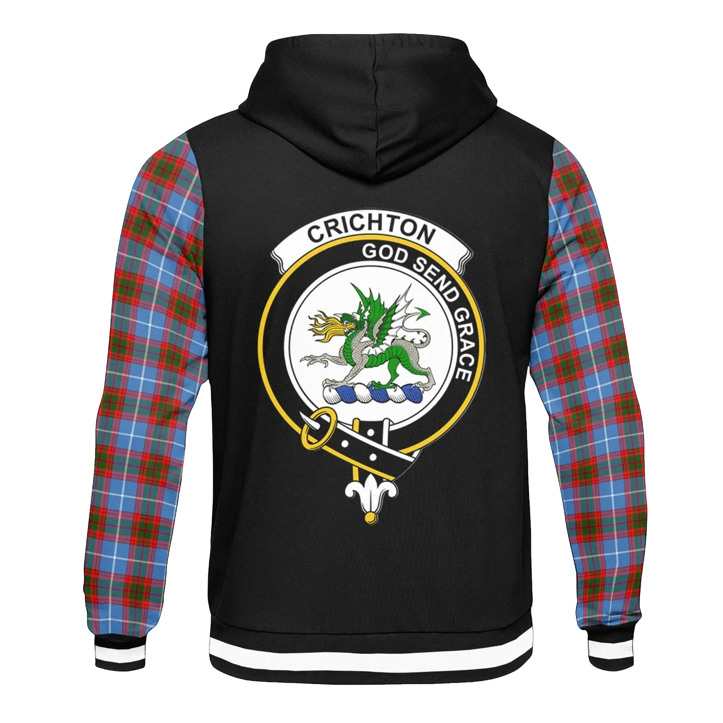 Printivon Crichton Tartan All Over Print Hoodie