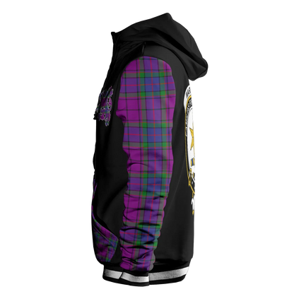 Printivon Wardlaw Tartan All Over Print Hoodie