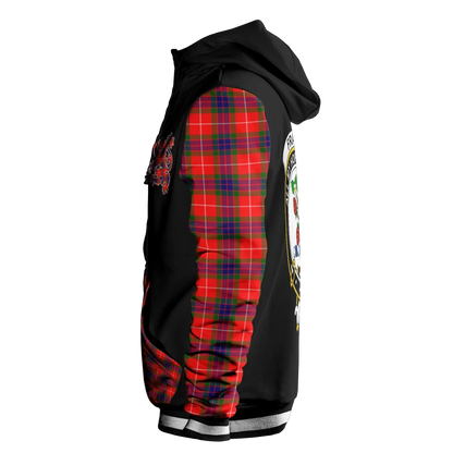 Printivon Fraser Tartan All Over Print Hoodie