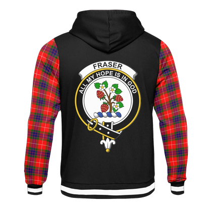 Printivon Fraser Tartan All Over Print Hoodie