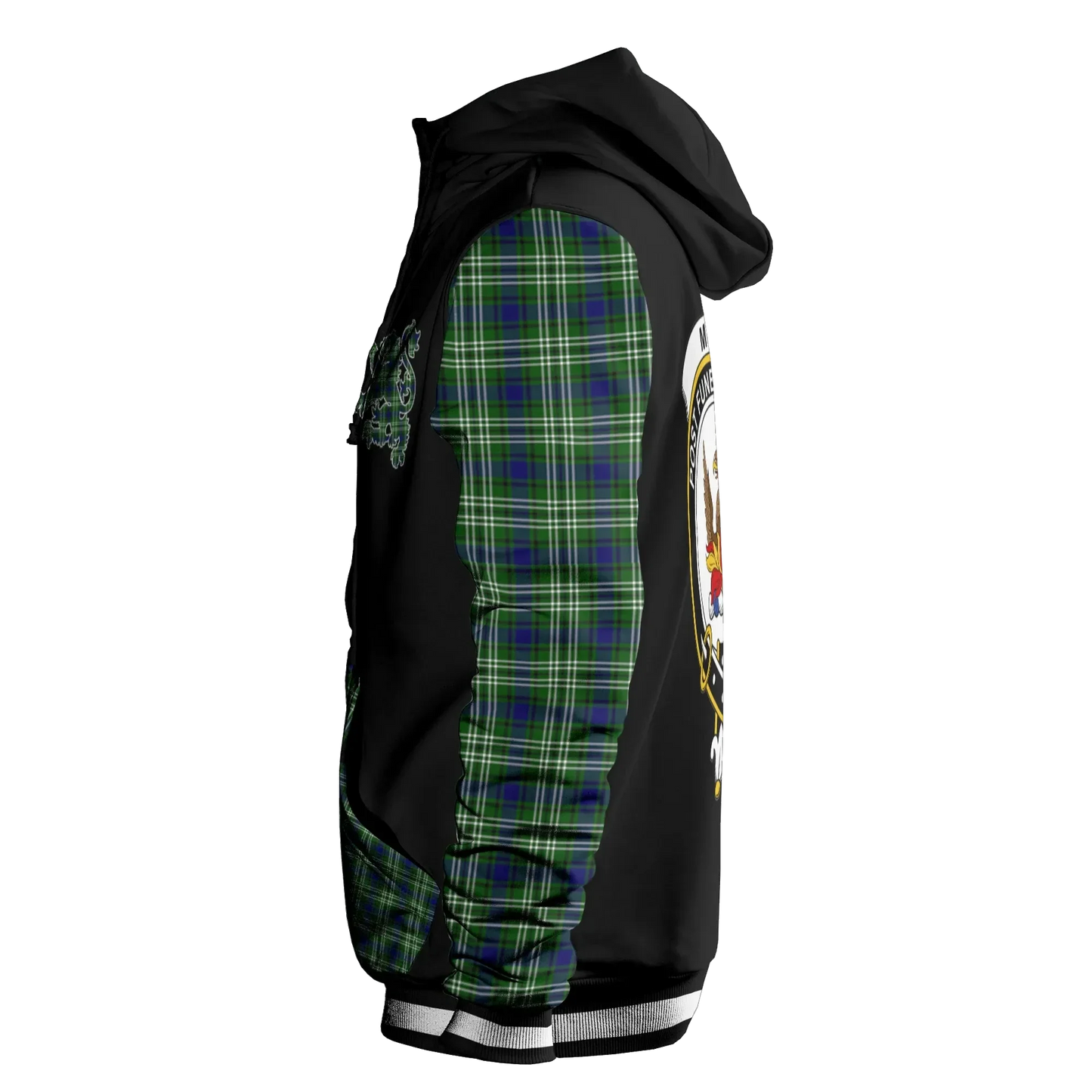 Printivon Mow Tartan All Over Print Hoodie