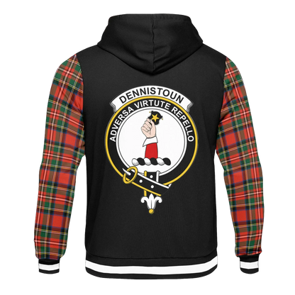 Printivon Dennistoun Tartan All Over Print Hoodie