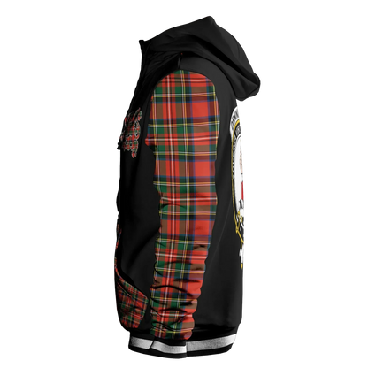 Printivon Dennistoun Tartan All Over Print Hoodie