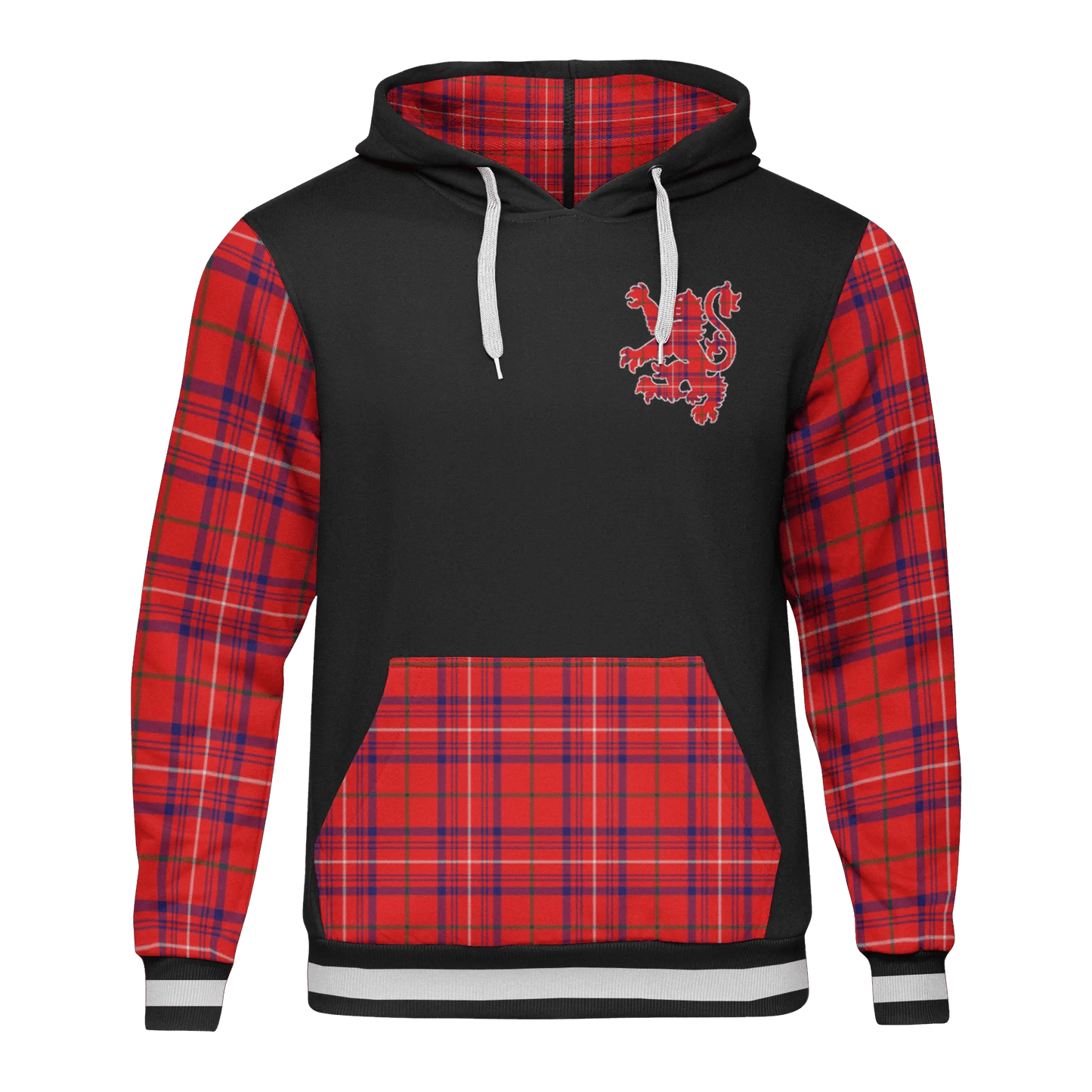 Printivon Rose Tartan All Over Print Hoodie
