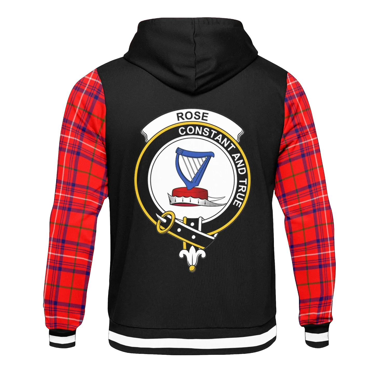 Printivon Rose Tartan All Over Print Hoodie