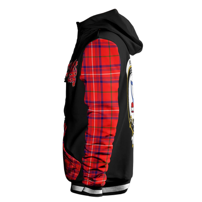 Printivon Rose Tartan All Over Print Hoodie