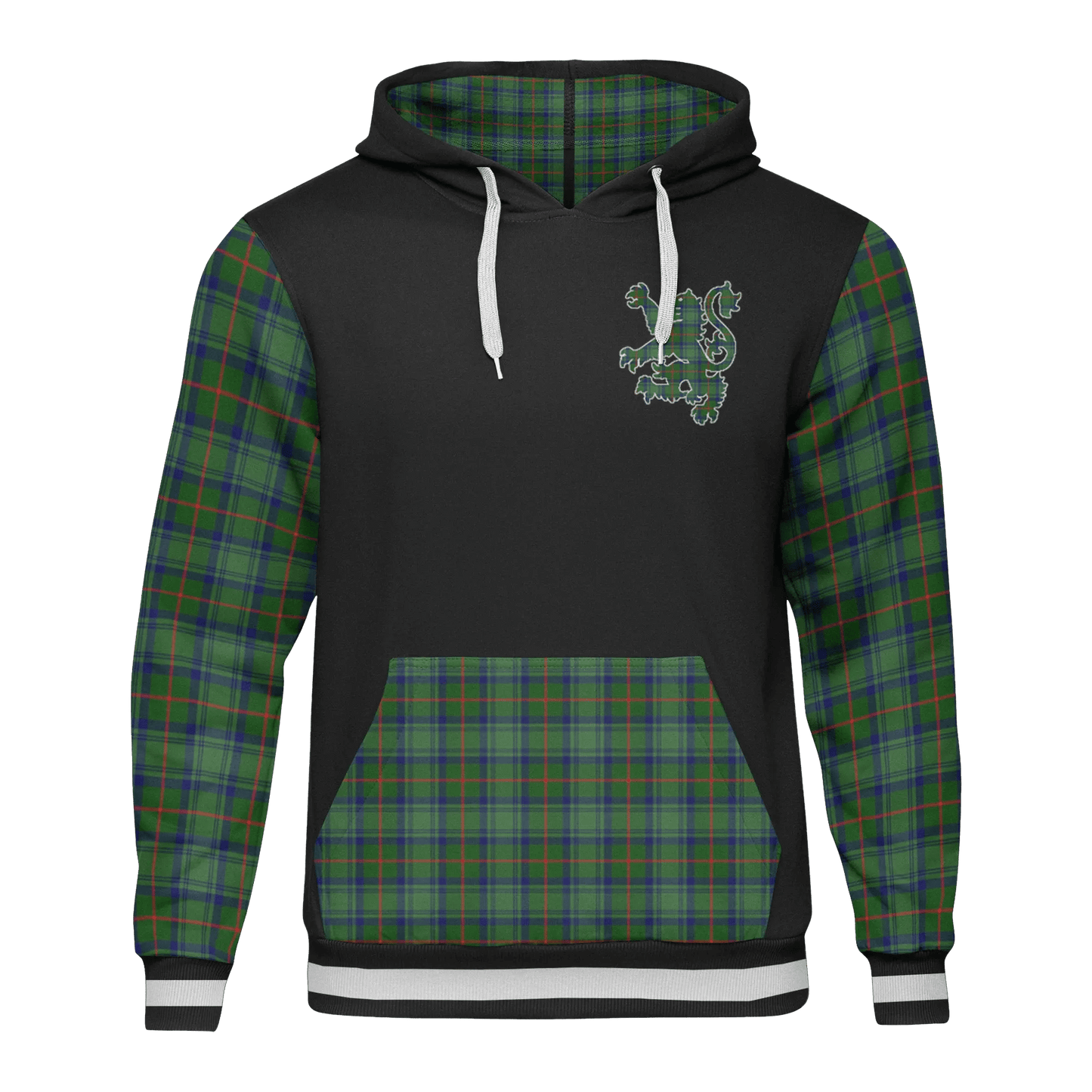 Printivon Cranstoun Tartan All Over Print Hoodie