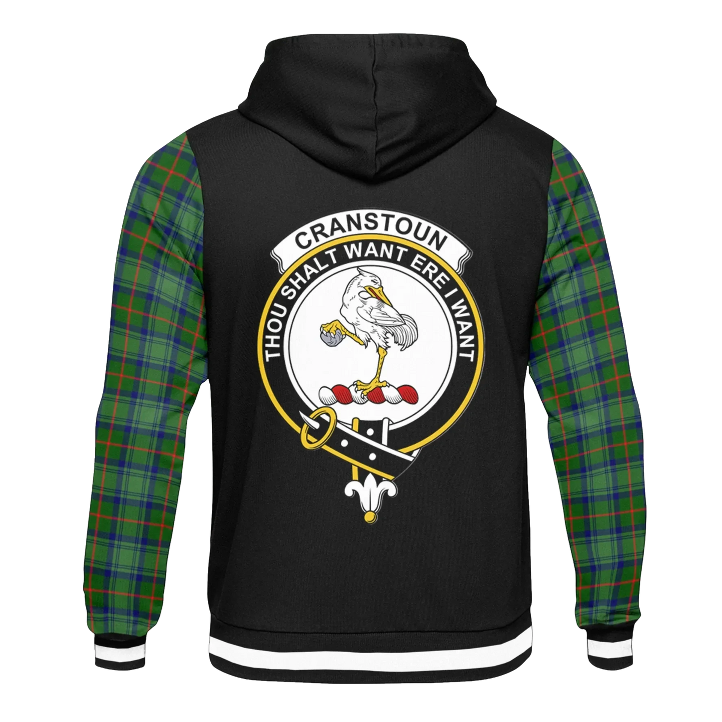 Printivon Cranstoun Tartan All Over Print Hoodie