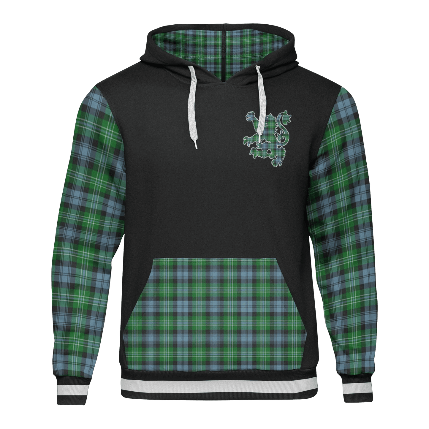 Printivon Arbuthnot Tartan All Over Print Hoodie
