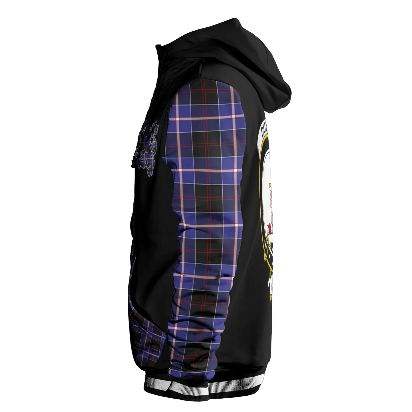 Printivon Dunlop Tartan All Over Print Hoodie