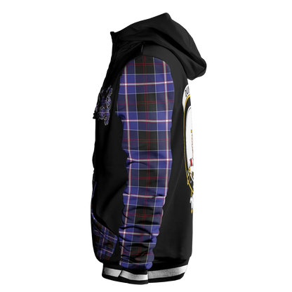 Printivon Dunlop Tartan All Over Print Hoodie