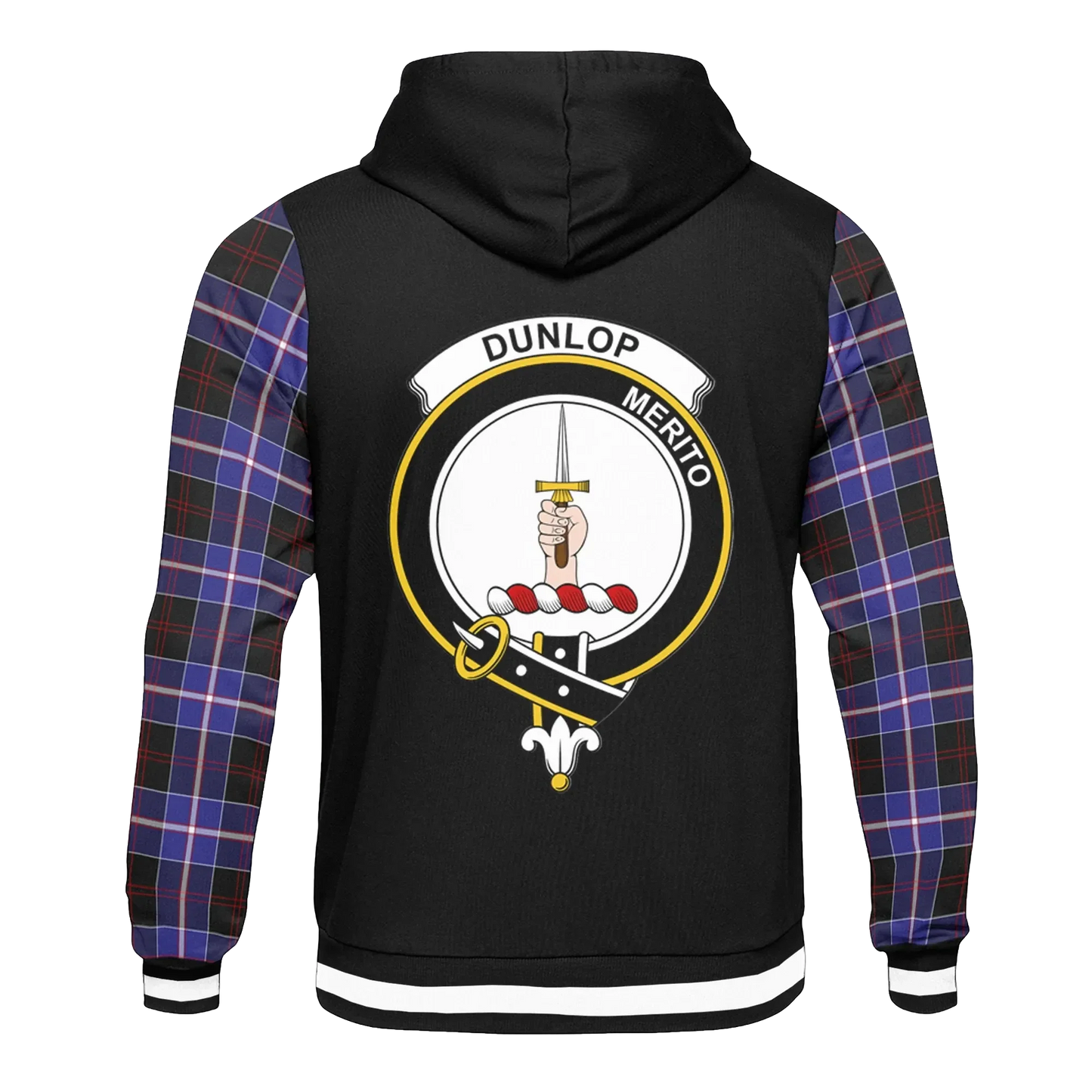 Printivon Dunlop Tartan All Over Print Hoodie