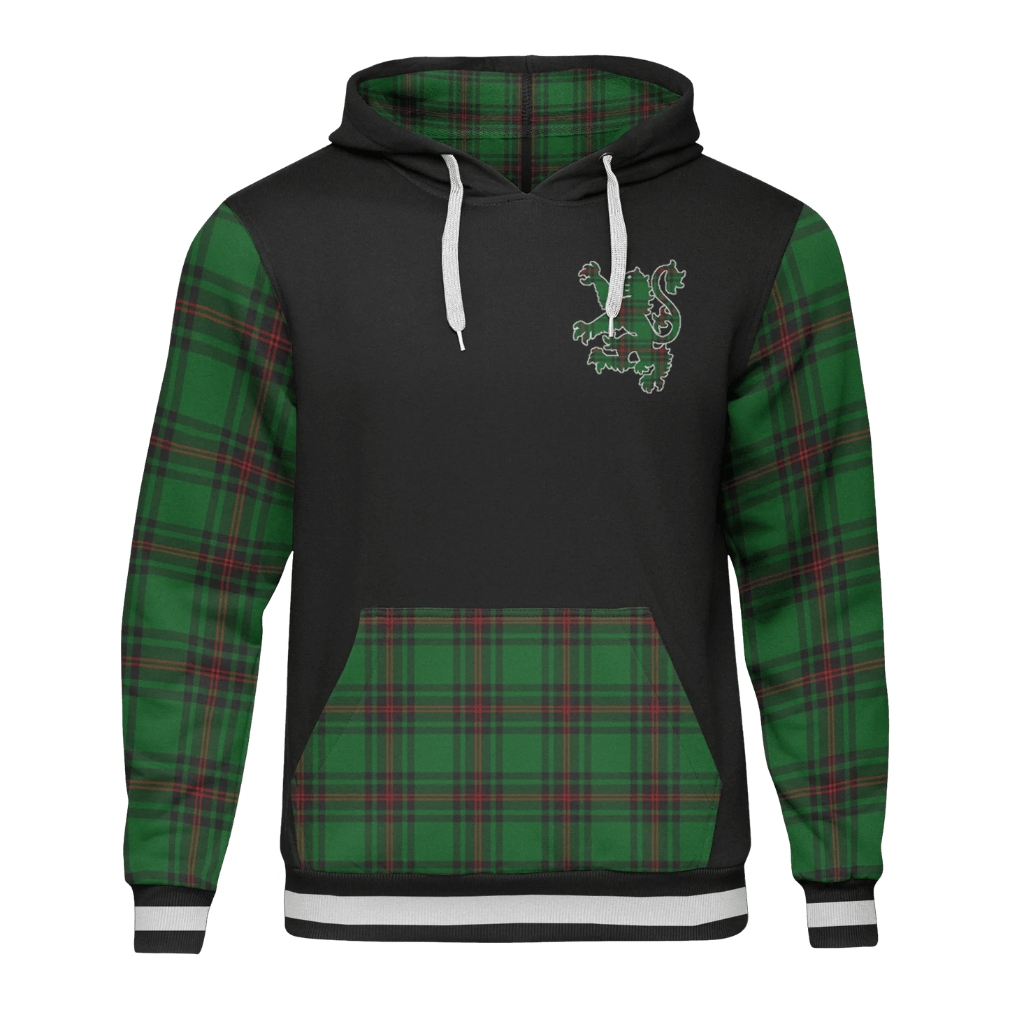 Printivon Kinnear Tartan All Over Print Hoodie