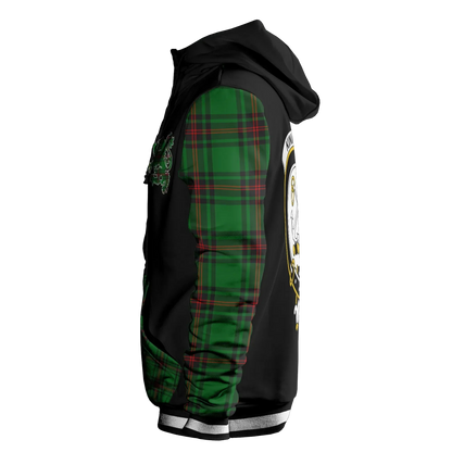 Printivon Kinnear Tartan All Over Print Hoodie