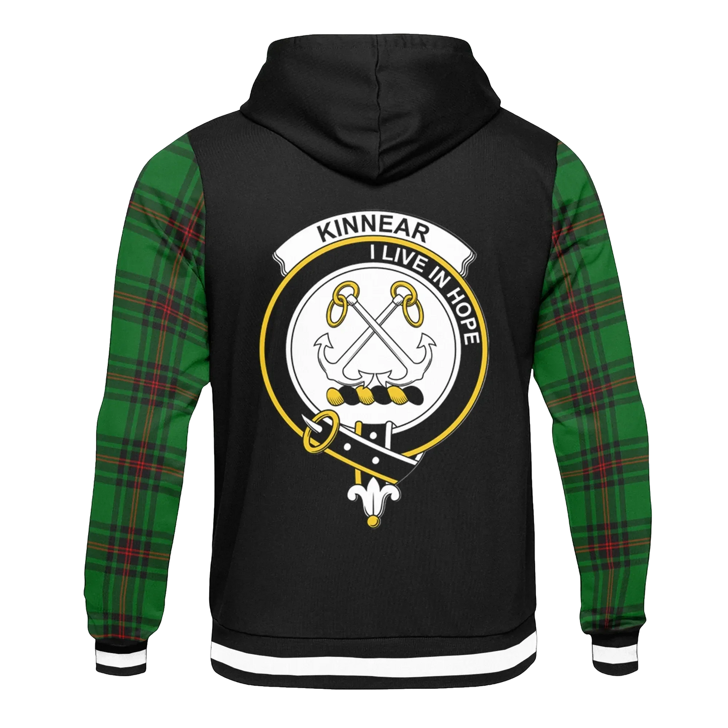 Printivon Kinnear Tartan All Over Print Hoodie