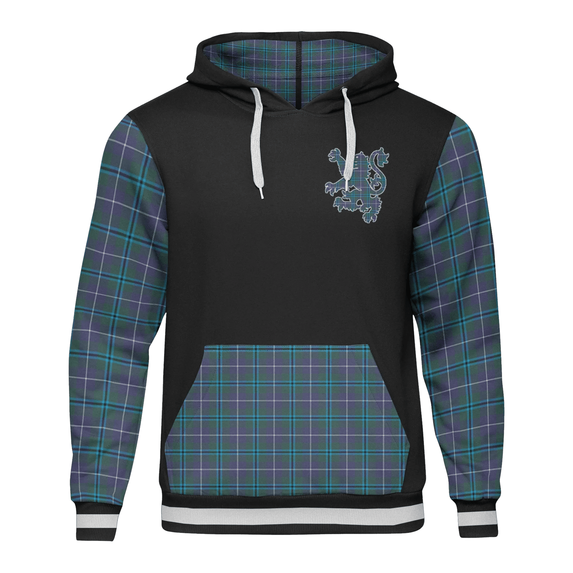 Printivon Douglas Tartan All Over Print Hoodie