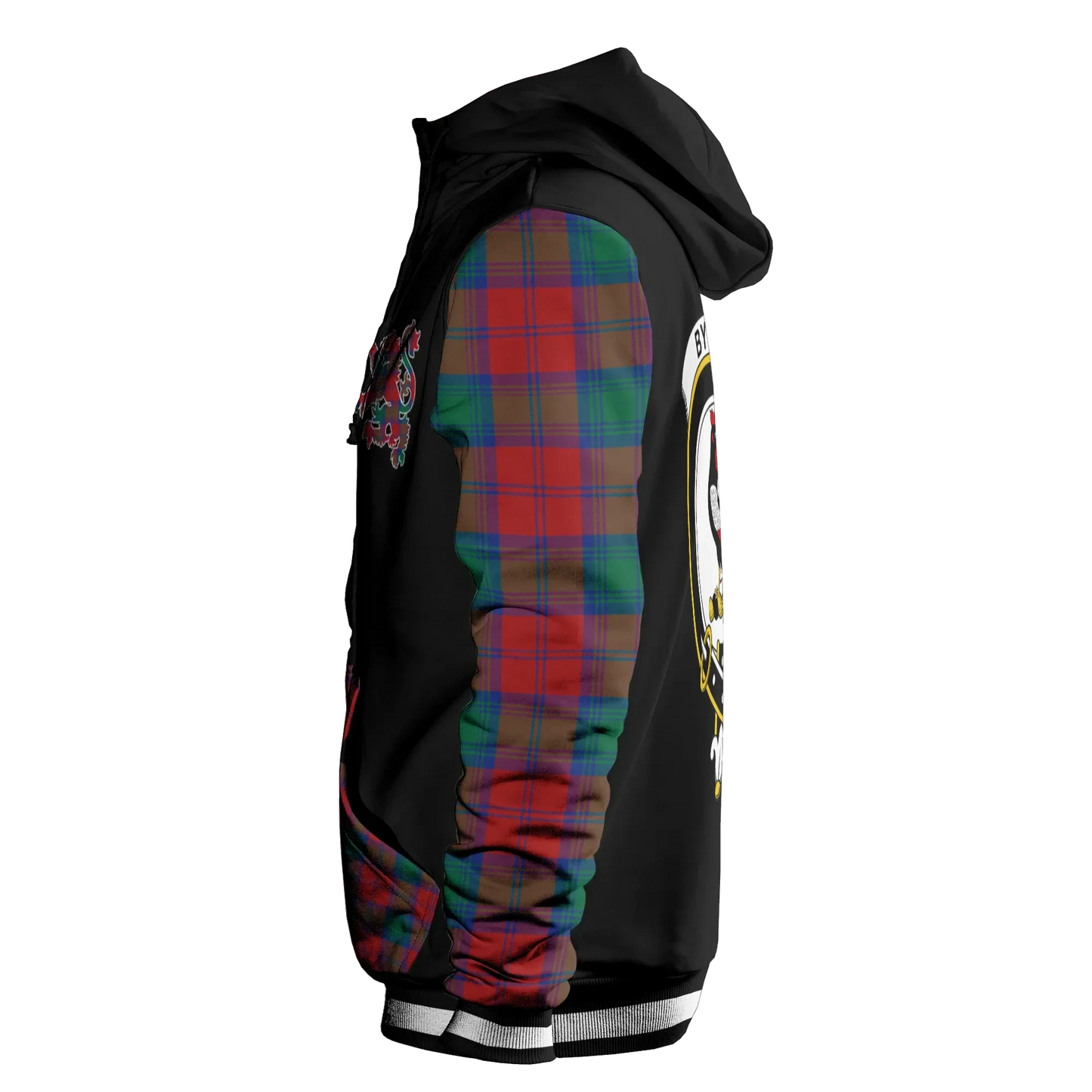 Printivon Byres Tartan All Over Print Hoodie