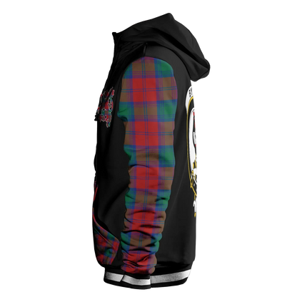Printivon Byres Tartan All Over Print Hoodie
