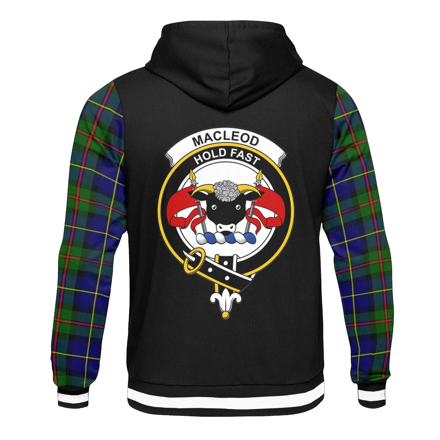 Printivon Macleod Tartan All Over Print Hoodie