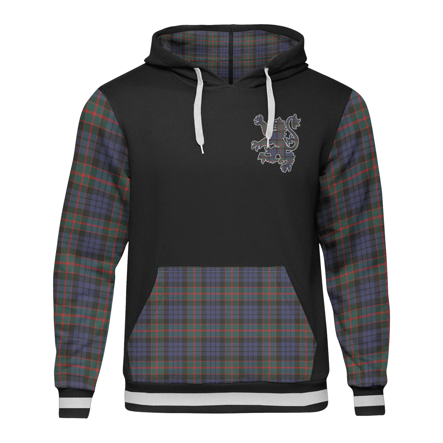 Printivon Fletcher Tartan All Over Print Hoodie
