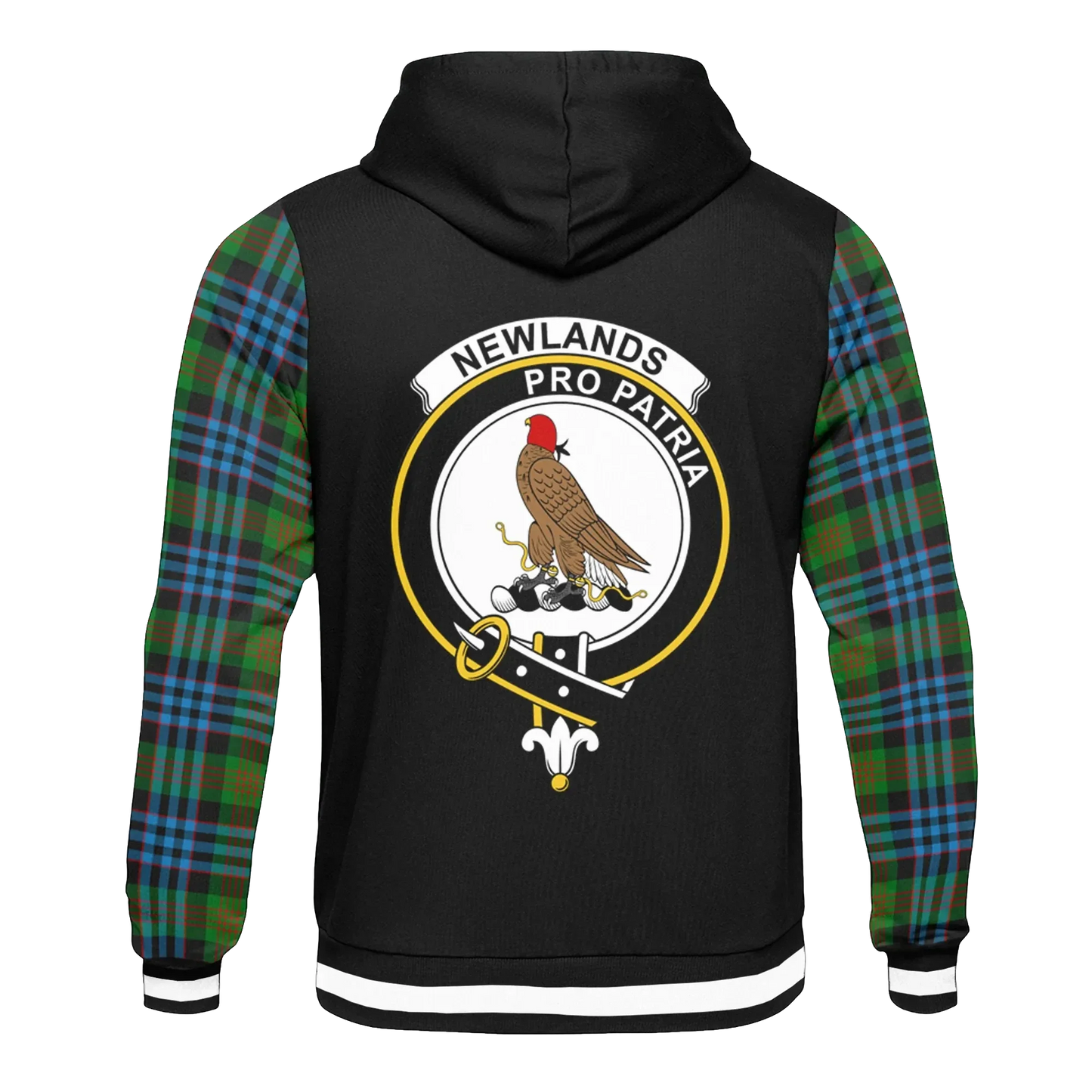 Printivon Newlands Tartan All Over Print Hoodie