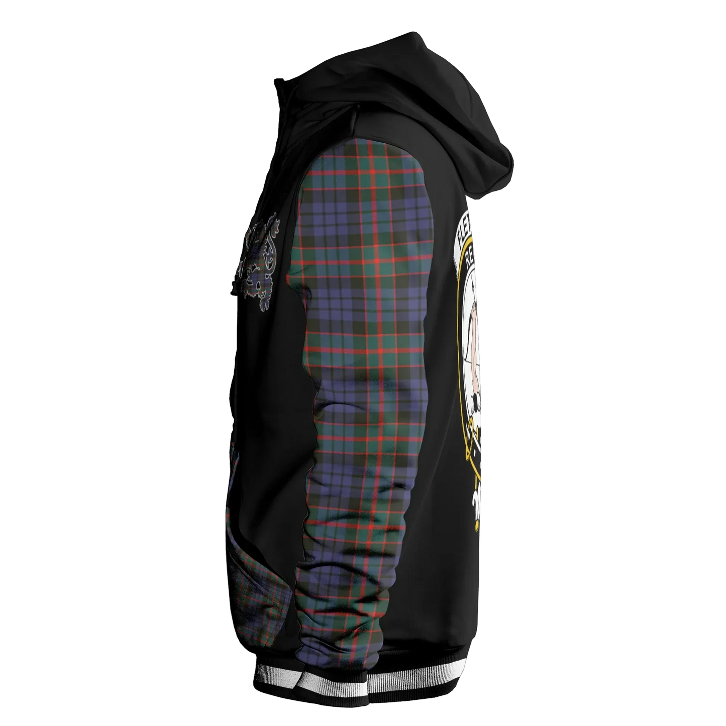 Printivon Fletcher Tartan All Over Print Hoodie