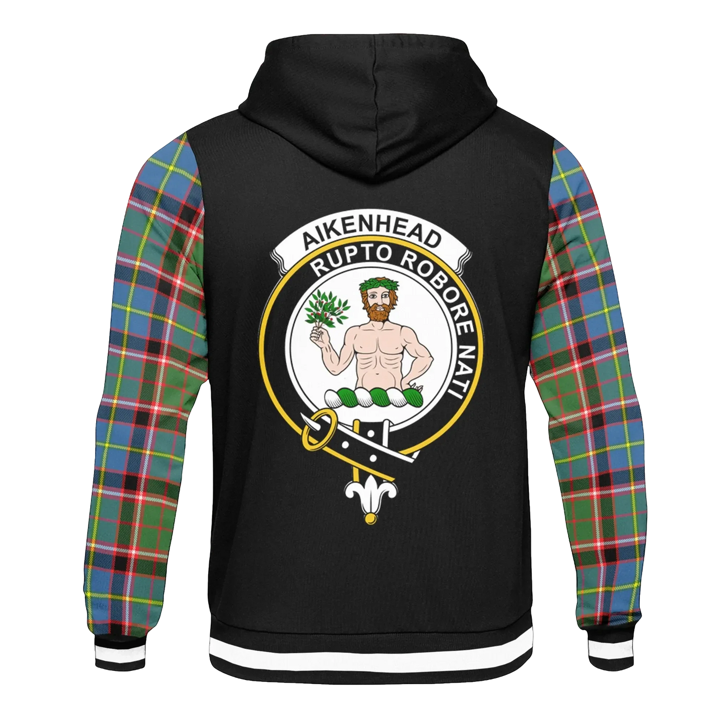 Printivon Aikenhead Tartan All Over Print Hoodie