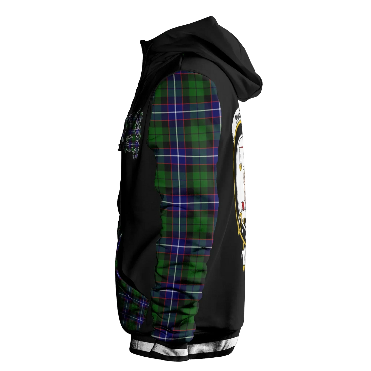 Printivon Russell Tartan All Over Print Hoodie