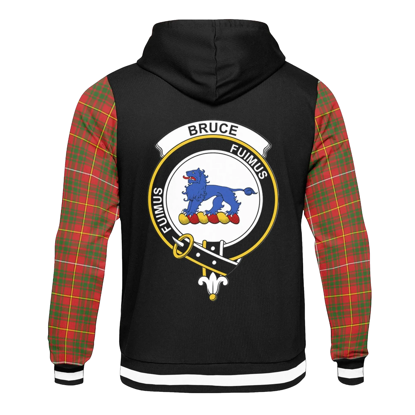 Printivon Bruce Tartan All Over Print Hoodie