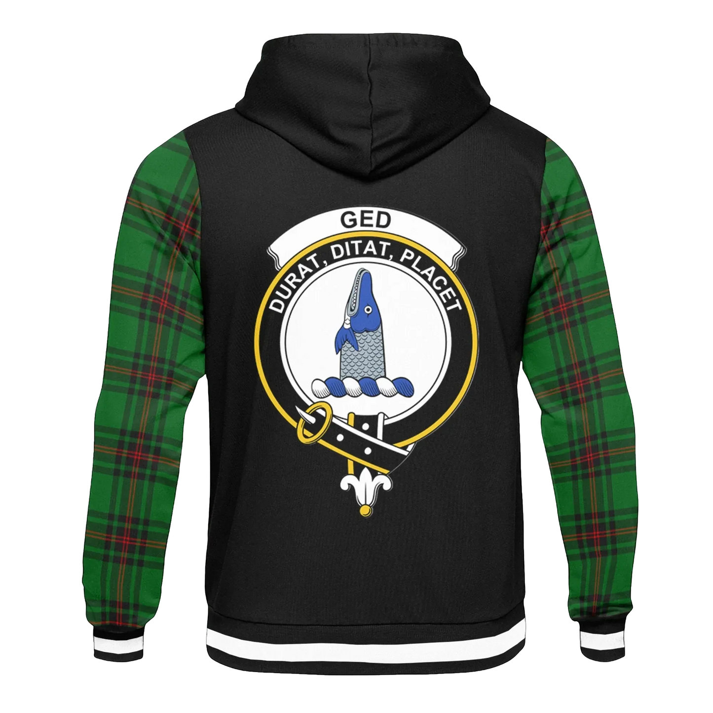 Printivon Ged Tartan All Over Print Hoodie