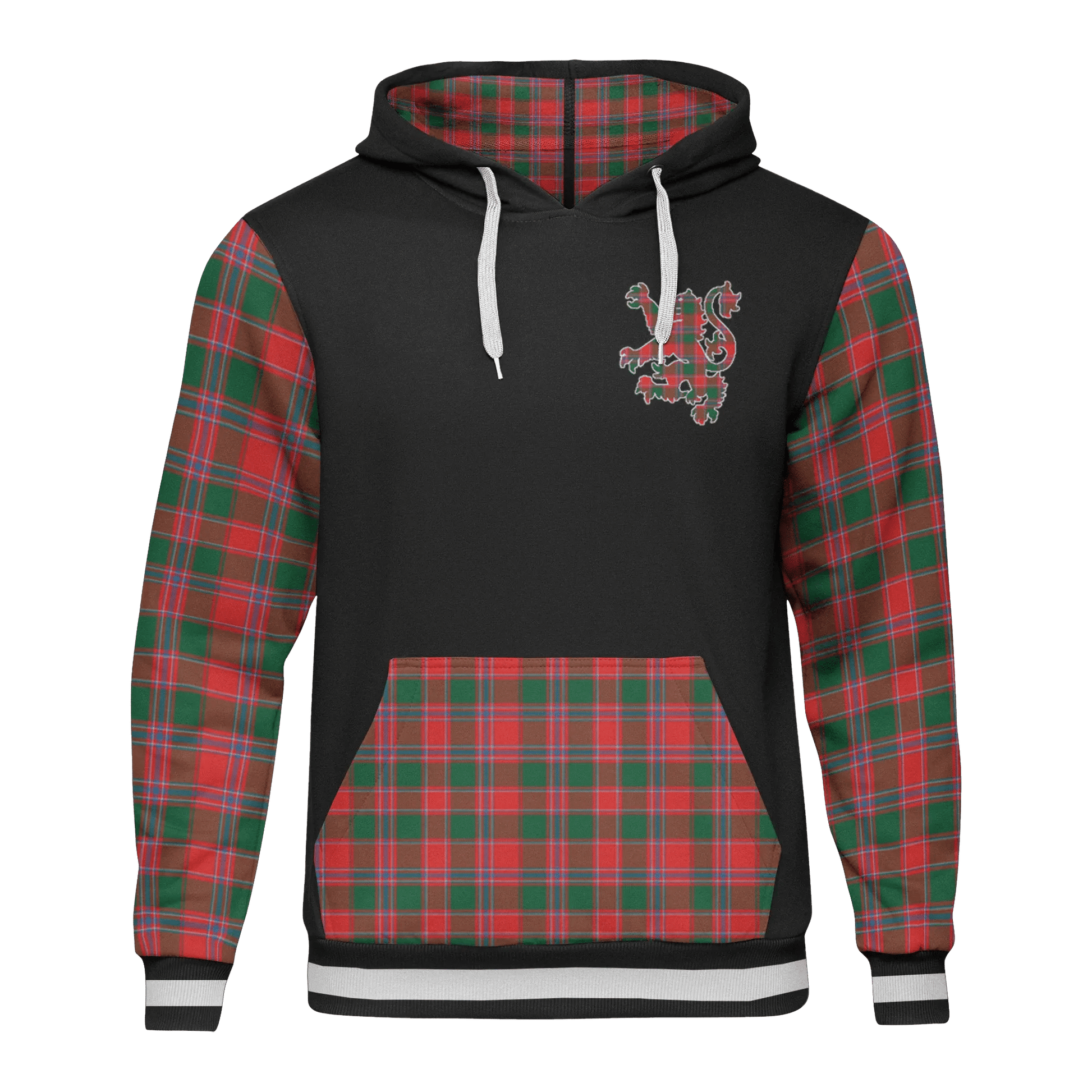 Printivon Dalziel Tartan All Over Print Hoodie