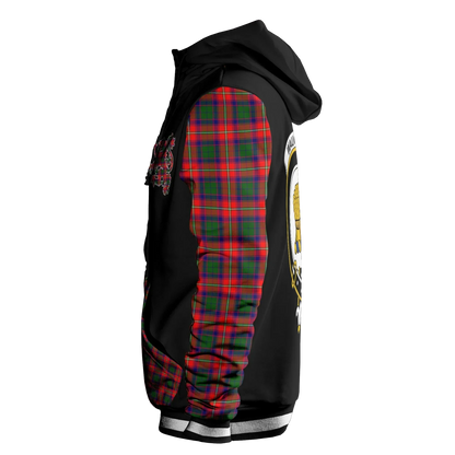 Printivon Wauchope Or Waugh Tartan All Over Print Hoodie