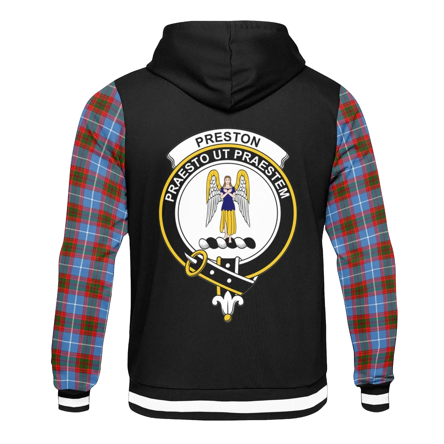 Printivon Preston Tartan All Over Print Hoodie