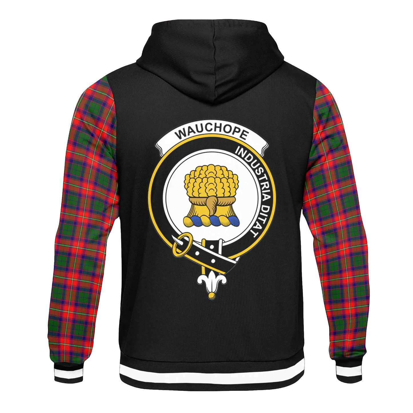 Printivon Wauchope Or Waugh Tartan All Over Print Hoodie