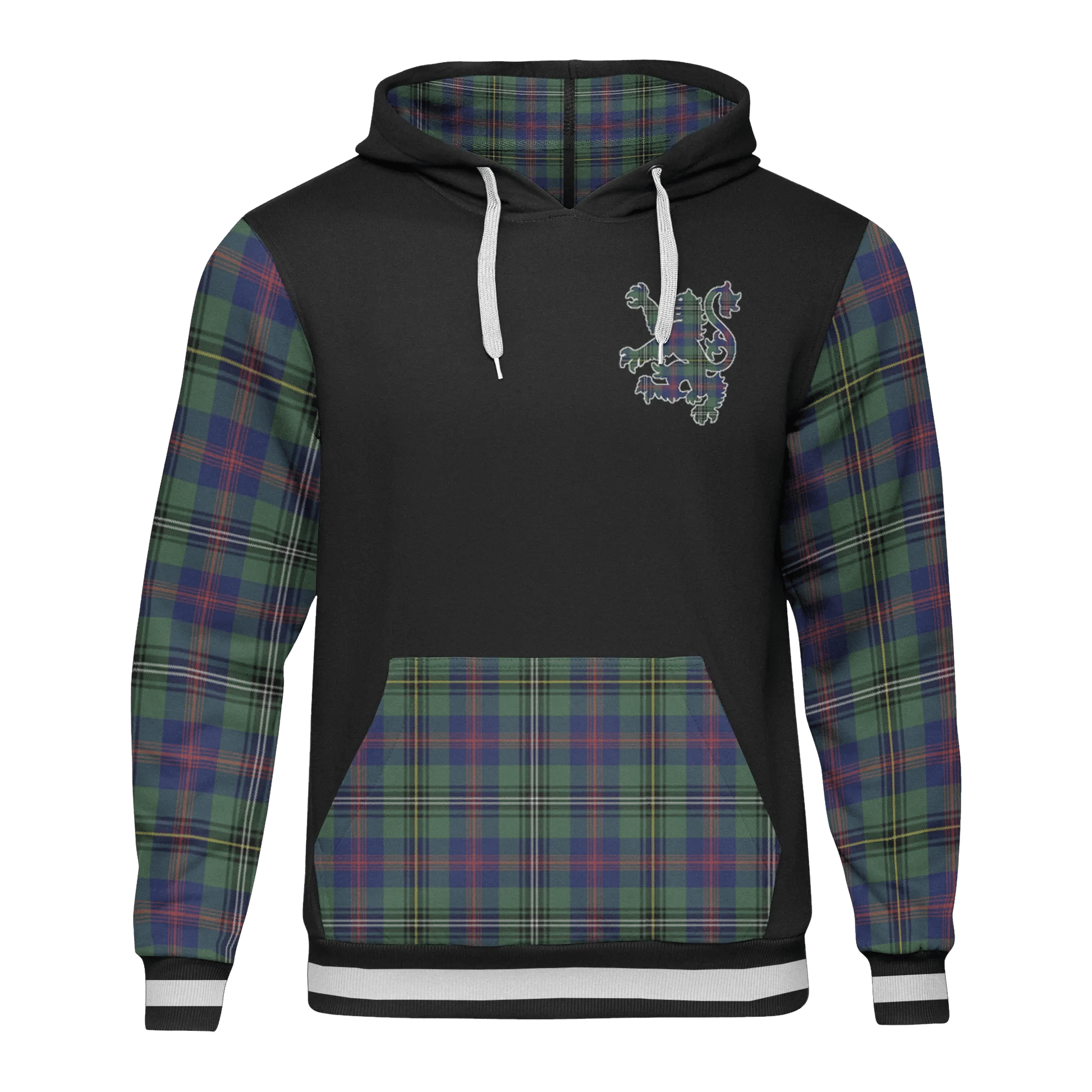 Printivon Wood Tartan All Over Print Hoodie
