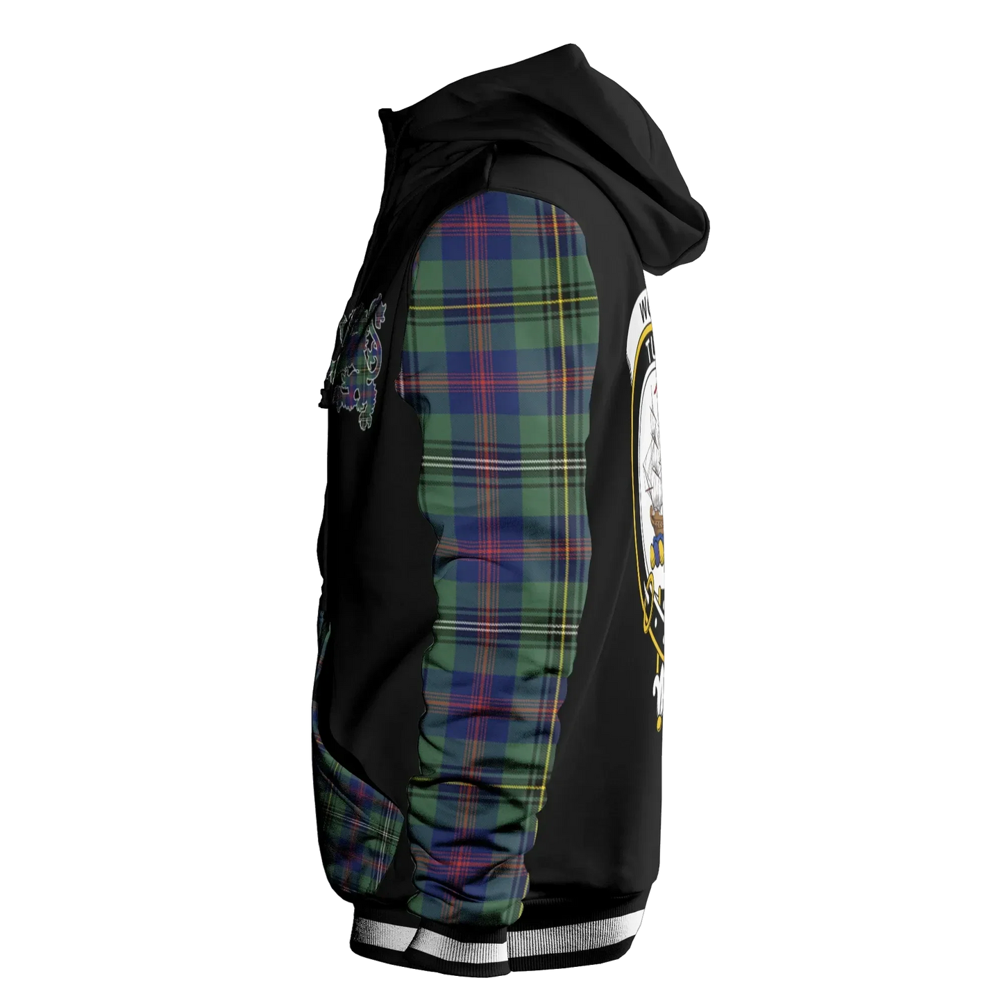 Printivon Wood Tartan All Over Print Hoodie