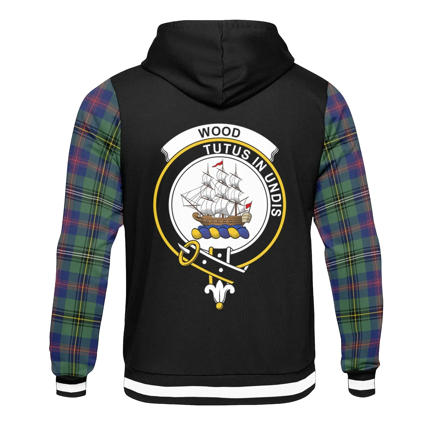 Printivon Wood Tartan All Over Print Hoodie