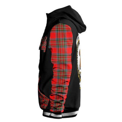 Printivon Binning Of Wallifoord Tartan All Over Print Hoodie