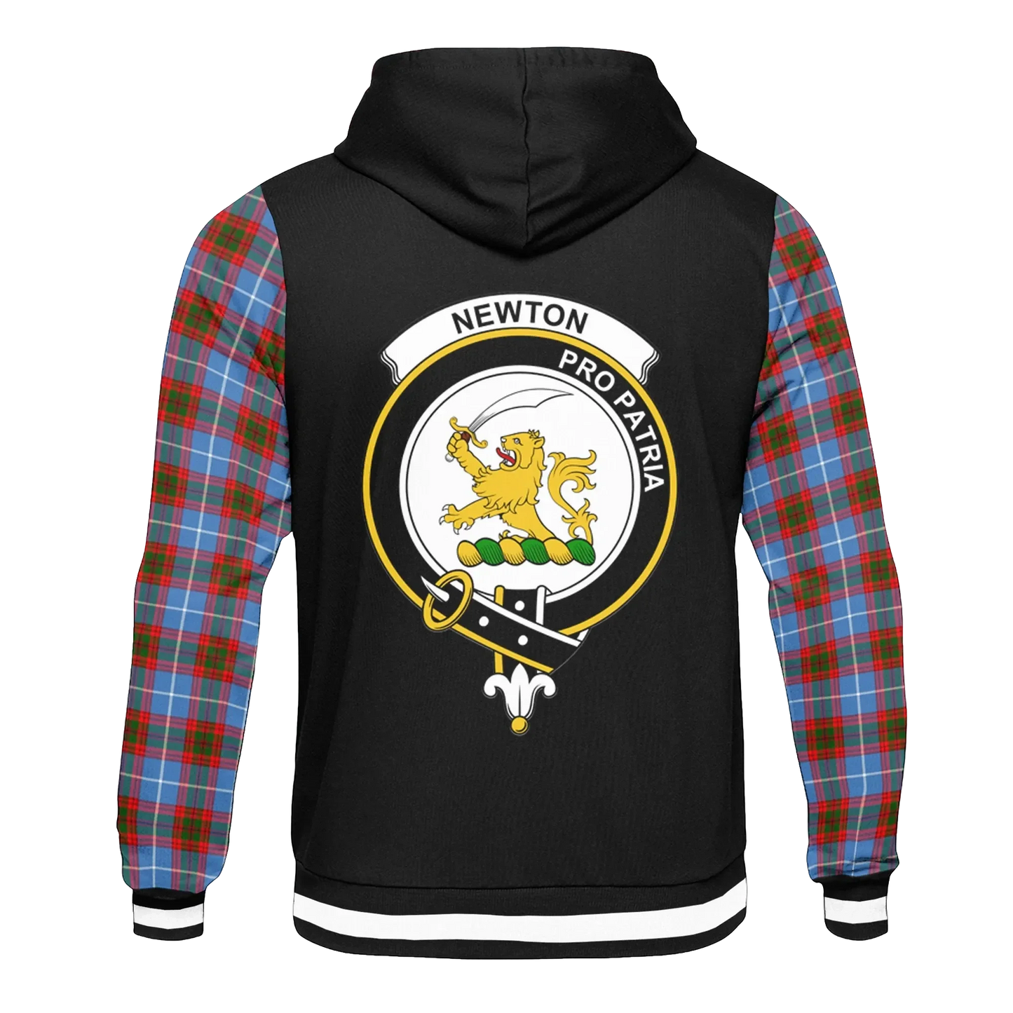 Printivon Newton Tartan All Over Print Hoodie