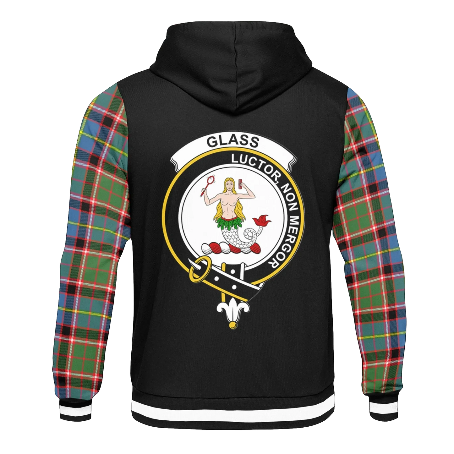 Printivon Glass Tartan All Over Print Hoodie