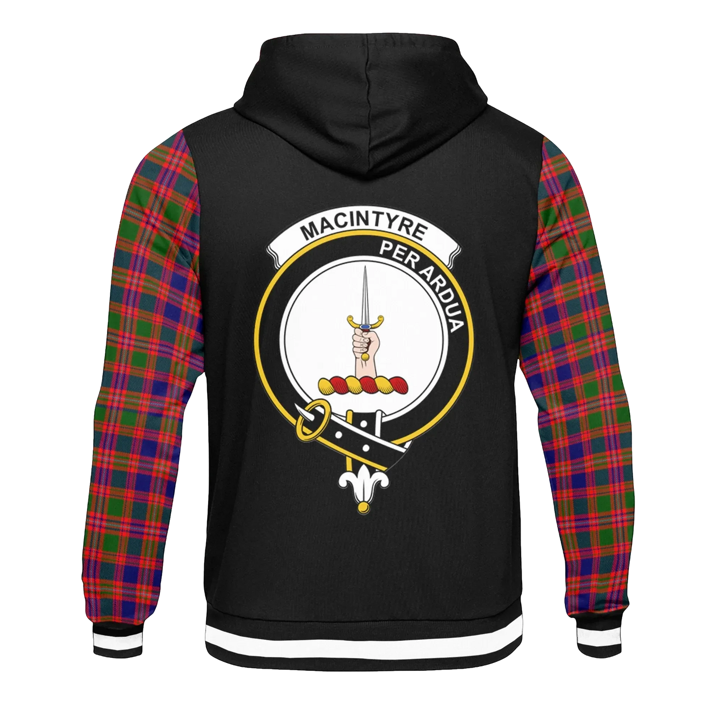 Printivon Macintyre Tartan All Over Print Hoodie