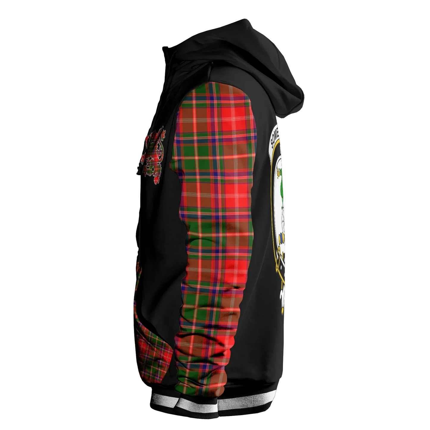 Printivon Somerville Tartan All Over Print Hoodie
