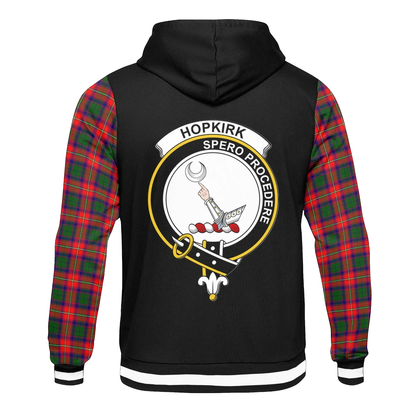 Printivon Hopkirk Tartan All Over Print Hoodie
