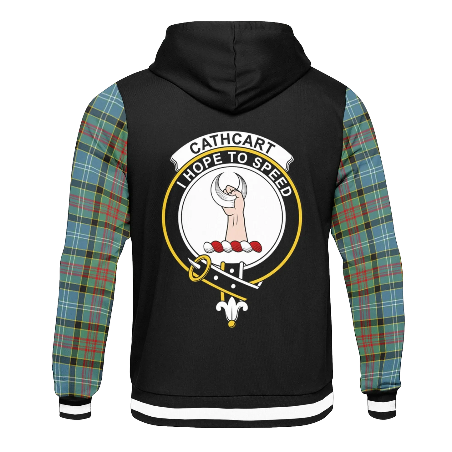 Printivon Cathcart Tartan All Over Print Hoodie