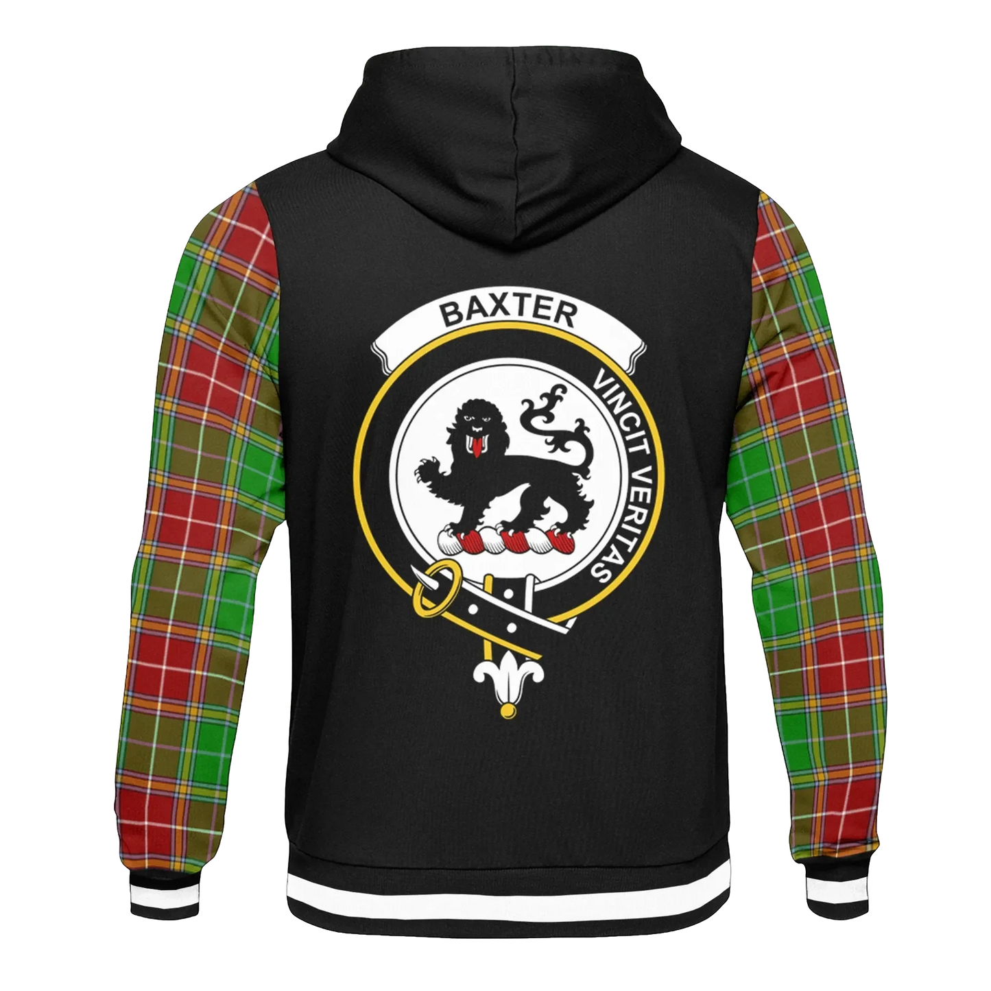 Printivon Baxter Tartan All Over Print Hoodie